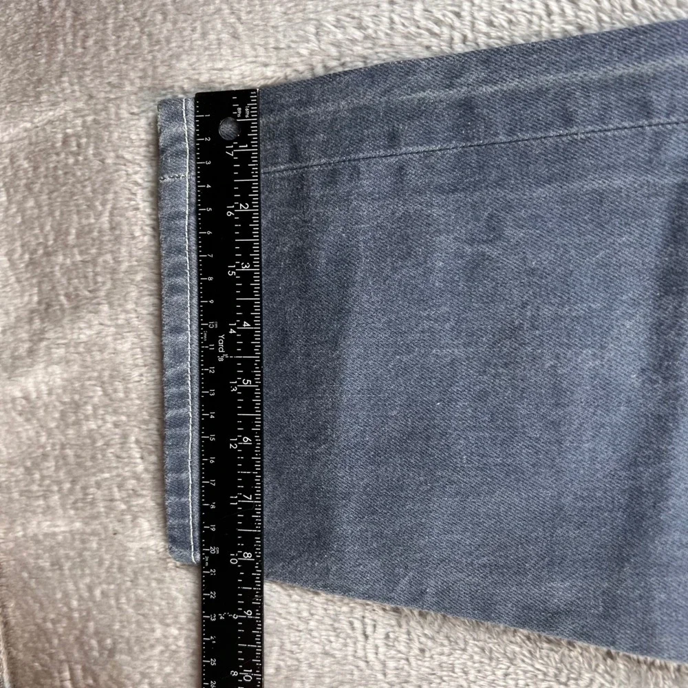 Levis 501 Original Straight Leg Button Fly Gray Blue Jeans Mens 34x32 WPL-423